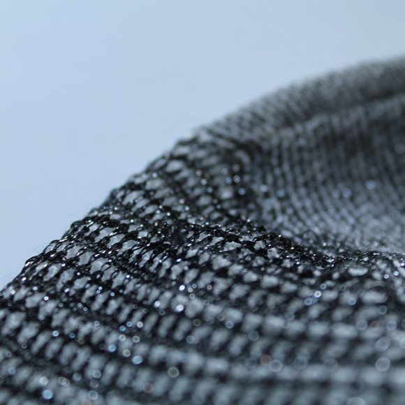 Maje Madame Fine Knit Cardigan Metallic Silver Size 1/ Small - Picture 9 of 10